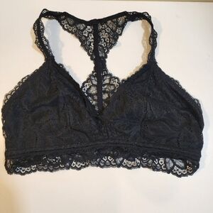 AUDEN black lace Bralette Size L